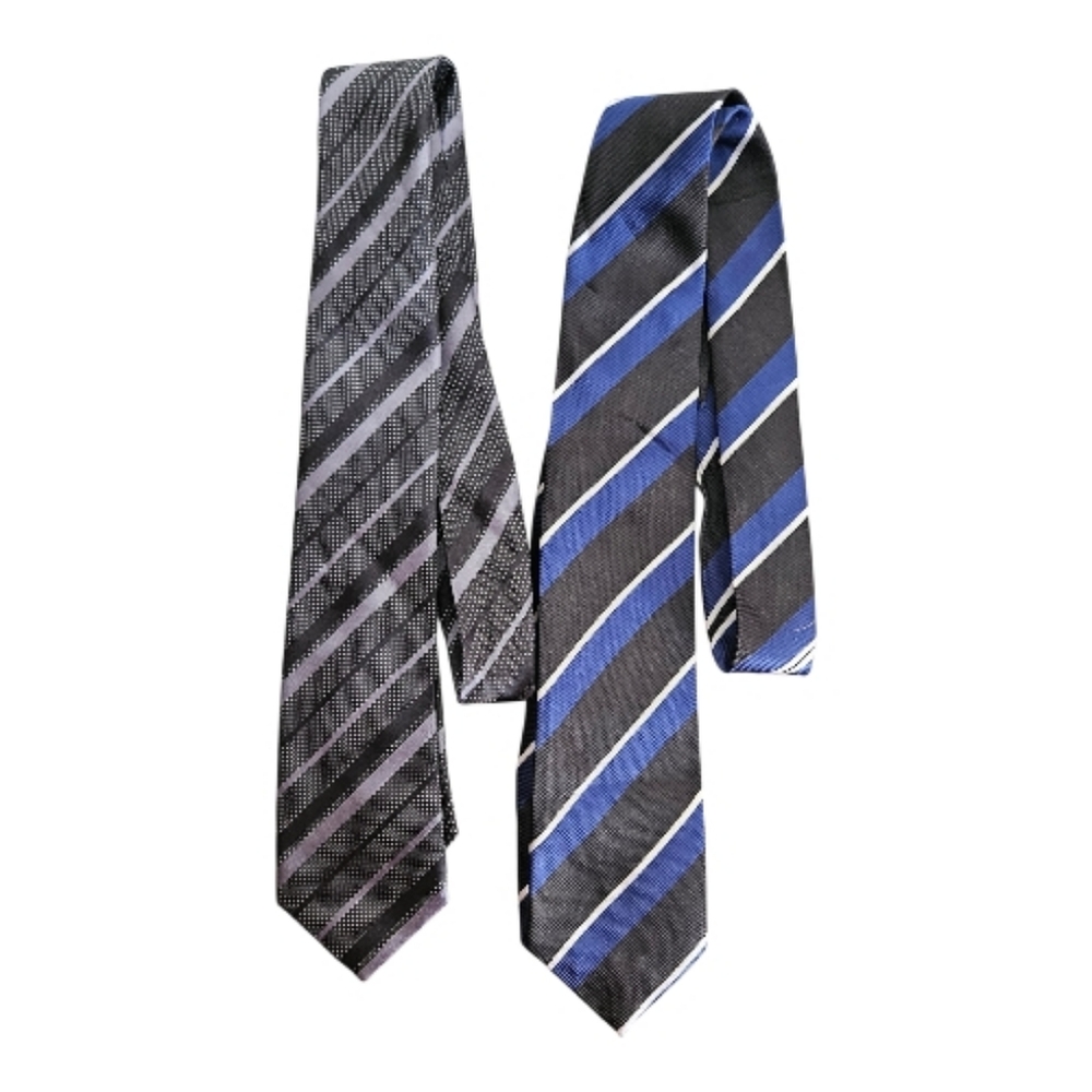 Boys THE CHILDREN'S PLACE Striped Ties Bundle - Size 8-14 (Set of 2)